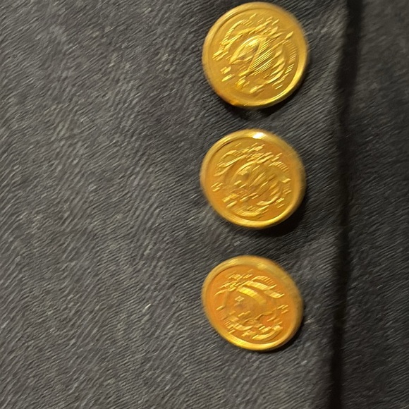 Men’s Vintage JoS A BANK, Sport Coat, Navy Striped, Size 46 Reg - Picture 4 of 11